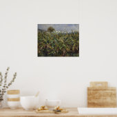 ルノアール – バナナの木の畑 ポスター (キッチン)