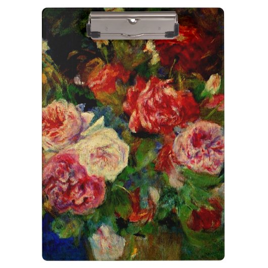 ルノアール-バラ クリップボード (正面)