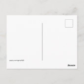 ルノアール-バラ、有名絵画な店。 ポストカード (裏面)