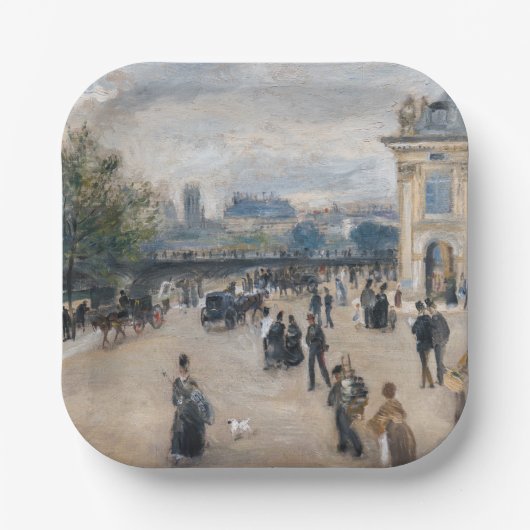 ルノアール – パリ、クワイマラクレ研究所 ペーパープレート (正面)