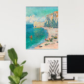 ルノアール-ビーチとファレーズダム ポスター (ホームオフィス)