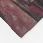 ルノアール:『ピアノの女の子』 フリースブランケット (角)