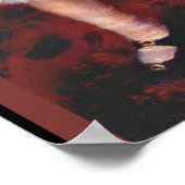 ルノアール – ピンクとブルー、有名絵画なワイン。 ポスター (角)