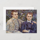 ルノアール – ブラザーポートレートファインアート ポストカード (正面/裏面)