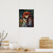 ルノアール – マリーテレースデュラン – ルーエル裁縫1882 ポスター (キッチン)