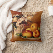 ルノアール – リンゴと花 クッション (ブランケット)