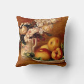 ルノアール – リンゴと花 クッション (裏面)