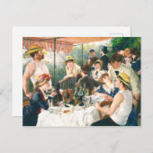 ルノアール・ルンチョン・オブ・ザ・ボーティング・パーティールノアール ポストカード (正面/裏面)