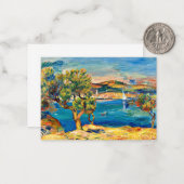 ルノアール – レスタケ素晴らしアート絵画風景 ノートカード (正面/裏面インサイチュ)