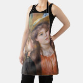 ルノアール – 二つの小さな女の子のポートレート エプロン (インサイチュ)