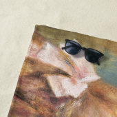 ルノアール – 二つの小さな女の子のポートレート ビーチタオル (インサイチュ)