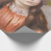 ルノアール – 二つの小さな女の子のポートレート ラッピングペーパー (角)