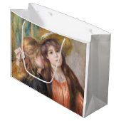 ルノアール – 二つの小さな女の子のポートレート ラージペーパーバッグ (正面アングル)