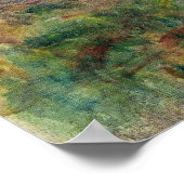 ルノアール – 女性と風景1918 ポスター (角)