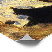 ルノアール – 庭で1876 ポスター (角)