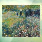 ルノアール – 庭にパラソルを持つ女性 ウィンドウサイン (シート3)