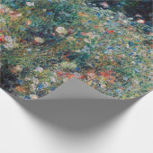 ルノアール – 庭にパラソルを持つ女性 ラッピングペーパー (角)