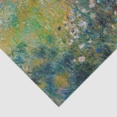 ルノアール – 庭にパラソルを持つ女性 薄葉紙 (詳細)