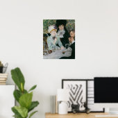 ルノアール – 昼食会の後 ポスター (ホームオフィス)