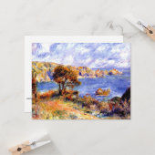 ルノアール – 有名なガーンジーの絵画眺め カード (正面/裏面インサイチュ)