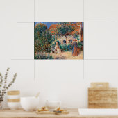 ルノアール – 有名なブリタニ絵画アの ポスター (キッチン)