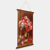 ルノアール – 有名な絵画アネモネス 吊り下げ型タペストリー (傾斜あり)