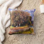 ルノアール – 栗の木が咲く， 1881 クッション (ブランケット)