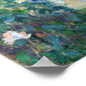 ルノアール:水やりができる女の子 ポスター (角)