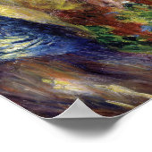 ルノアール – 水辺（湖畔） 1880 ポスター (角)