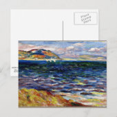 ルノアール – 海アットボルディゲラ ポストカード (正面/裏面)