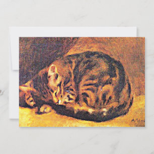 ルノアール:眠れる猫 カード
