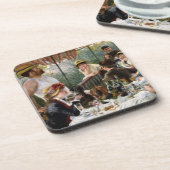 ルノアール: 船遊びのパーティーの昼食会 コースター (左側)