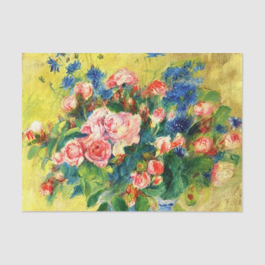 ルノアール – 花， 1879 絵を描s 薄葉紙 (正面)