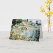 ルノアール – 高草を抜ける道 カード (黄色い花)