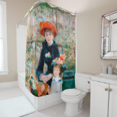 ルノアール"2人の姉妹(台地で) " シャワーカーテン (インサイチュ)