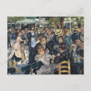 ルノアール: Bal du Moulin de la Galetteポストカード ポストカード