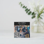ルノアール- Dance at Moulin de la Galette - QR Code スクエア名刺 (スタンド正面)