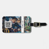 ルノアール- Dance at Moulin de la Galette - QR Code ラゲッジタグ (正面横)