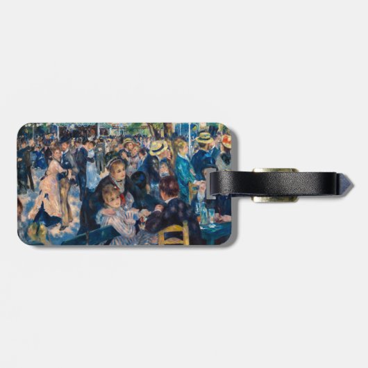 ルノアール- Dance at Moulin de la Galette - QR Code ラゲッジタグ (裏面横)