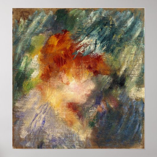 ルノアール- Jeanne Samary 1878 ポスター (正面)