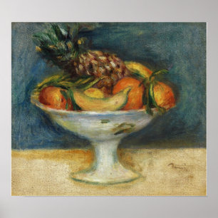 ルノアール- Still Life Compotier With Fruit 1890 ポスター
