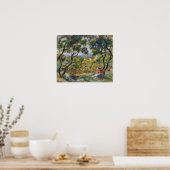 ルノアール- The Vineyards Of Cagnes 1908 ポスター (キッチン)