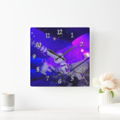 ルノコド スクエア壁時計 (ホーム)