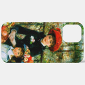 ルノワールによるテラス上の二姉妹 Case-Mate iPhoneケース (裏面 (横))