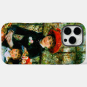 ルノワールによるテラス上の二姉妹 Case-Mate iPhoneケース (裏面 (横))