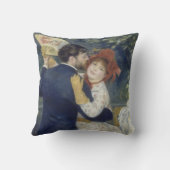 ルノワールのヴィンテージ印象派芸術、農村のダンス クッション (裏面)