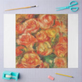 ルノワールの大量のバラ 薄葉紙 (クラフト)