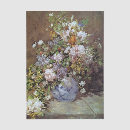 ルノワールの春の花 薄葉紙 (正面)