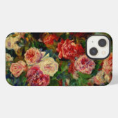 ルノワールの絵画「バラ」 iPhoneケース (裏面横)