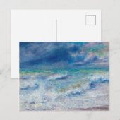 ルノワールの青い海 印象派の絵画芸術 ポストカード (正面/裏面)